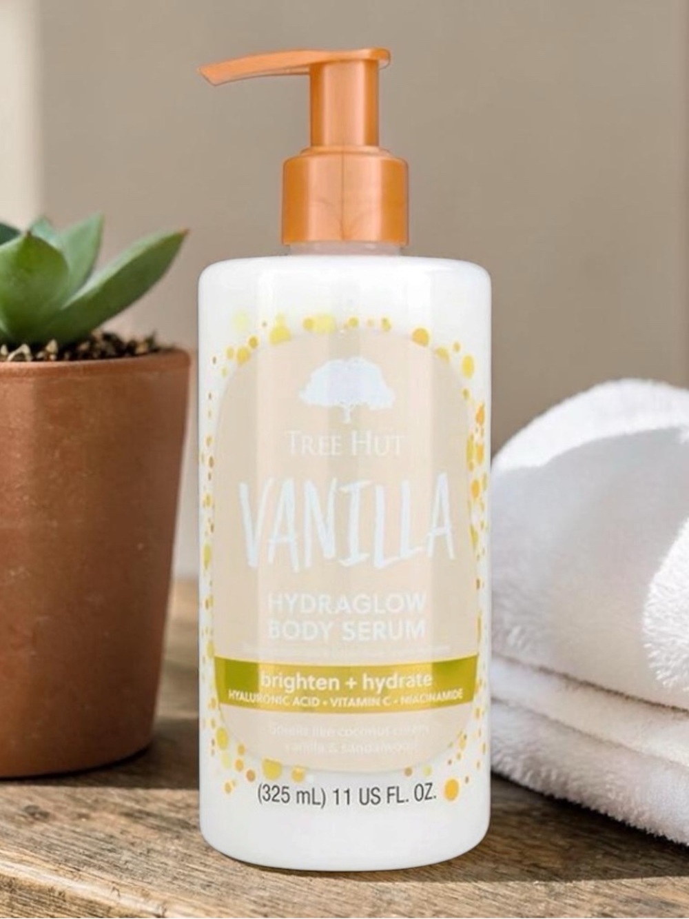 9005. Vanilla Hydraglow Body Serum - Brighten + Hydrate (White)